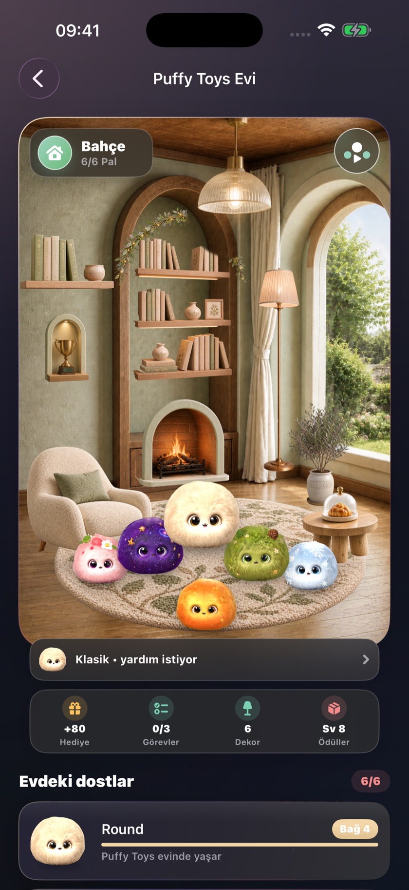 Puffy Toys içinde dekore edilmiş Puffy Evi